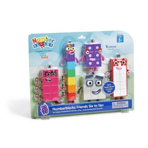 hand2mind Numberblocks Friends Six to Ten