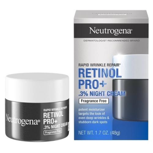 Neutrogena Rapid Wrinkle Repair Pro   0.3% Night Cream - 1.7 fl oz