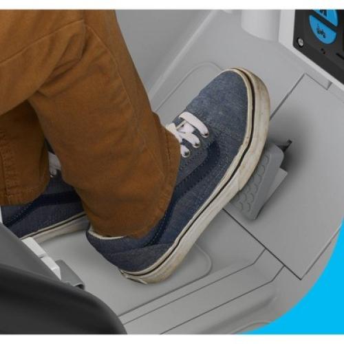 Power Wheels Jeep Wrangler 4Xe Powered Ride-On with Sound and Light - White