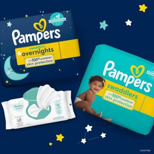 Pampers Swaddlers Overnight 66  Diapers - size 3
