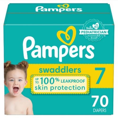 Pampers Swaddlers Active Baby Diapers -84 count size N
