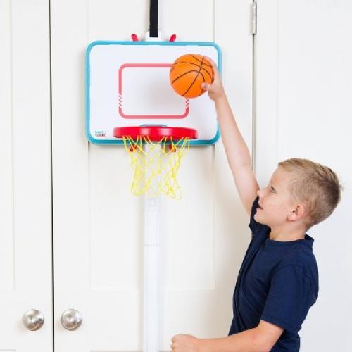 Chuckle & Roar Grow-with-You Toy Basketball Set