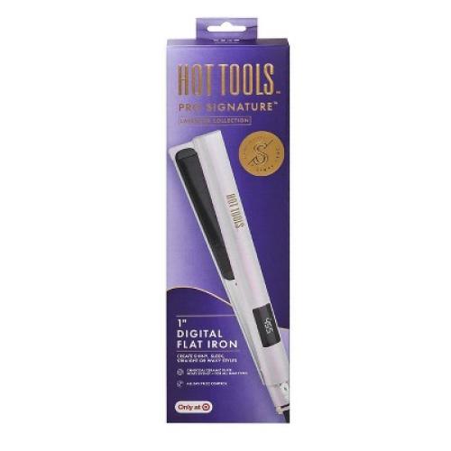 Hot Tools Pro Signature Collection with LED Display Flat Hair Iron - Lavender - 1