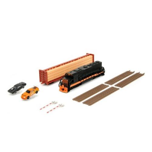 The Fast & The Furious Nano Hollywood Rides Train Scene Diorama