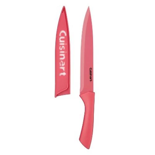 Cuisinart Advantage 12pc Ceramic-Coated Color Knife Set With Blade Guards- C55-12PRC2: Multicolor Stainless Steel Cutlery