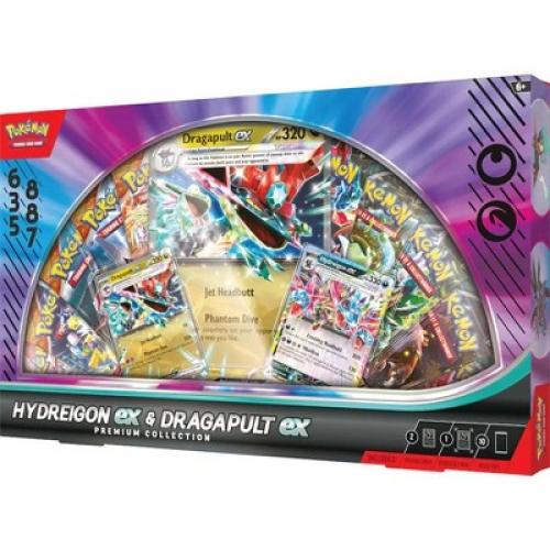 Pokemon TCG: Hydreigon ex & Dragapult ex Premium Collection - 10 Packs, Promo Cards