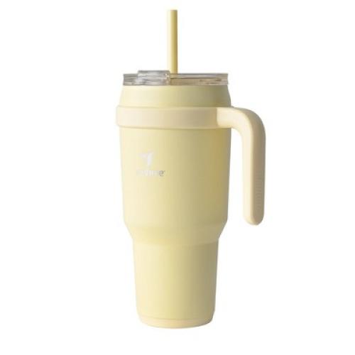 Reduce 40oz Cold1 Vacuum Insulated Tumbler Mug Light Yellow: Dishwasher-Safe, Portable Drinkware