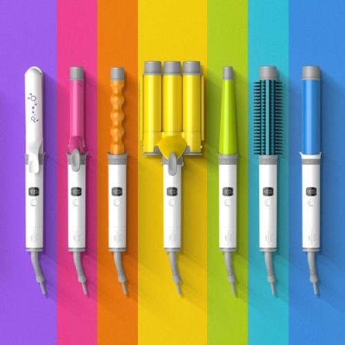 Conair Style Chemistry Round Heating Curling Brush Attachment For Use With Style Chemistry Starter Kit Power Handle - Turquoise Blue - 1