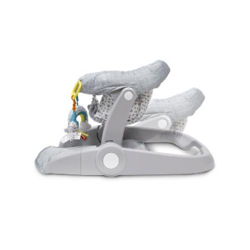 Ingenuity Learn-to-Sit 2-Position Booster Seat - Heather Gray