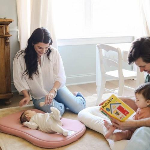 Snuggle Me Organic Curve Infant Lounger - Gumdrop