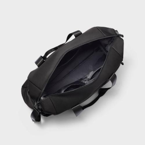 Faux Neoprene Weekender Bag Travel Carry On - All In Motion™ Black