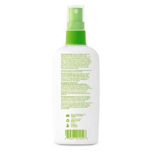 Babyganics 6oz Natural DEET Free Insect Repellent: Pump Spray, Skin Safe, Repels Gnats & Biting Flies 2 pack