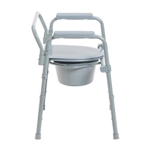Drive Medical Steel Folding Bedside Commode