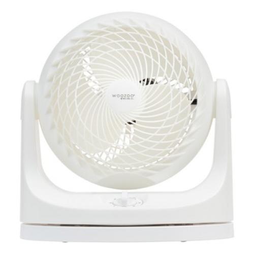 IRIS WOOZOO Oscillating Air Circulator Fan, White