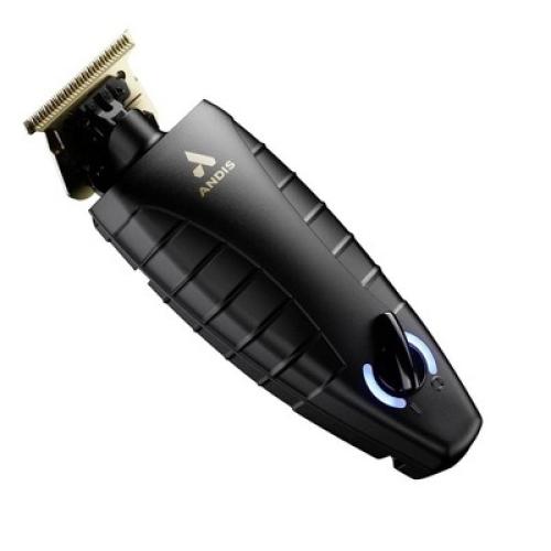 Black Andis 74150 GTX-EXO Professional Cord/Cordless Lithium-ion Electric Beard & Hair Trimmer with Charging Stand, Black