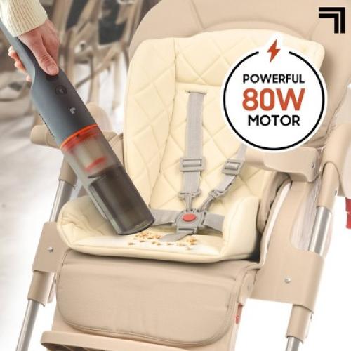 Sharper Image Lightweight Handheld Vacuum with 2-In-1 Upholstery & Crevice Tool, Cordless Black