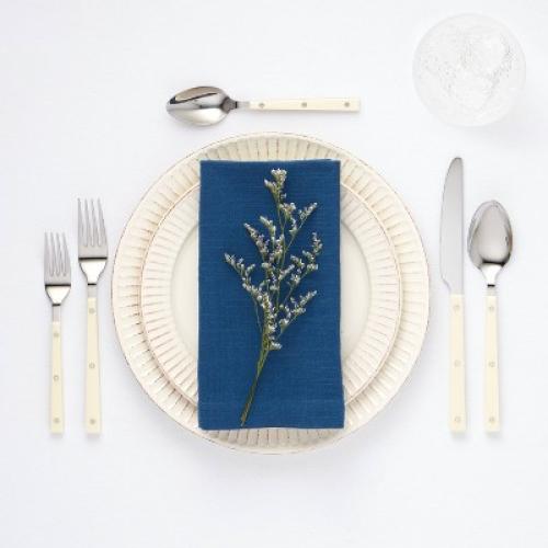 20pc Stainless Steel Burlington Silverware Set Cream - Threshold™