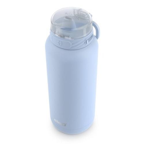 Ello Cooper 32oz Stainless Steel Water Bottle - Light Blue: BPA-Free, Reusable, Hand Wash, Cold Beverages, All Ages MISSING STRAW