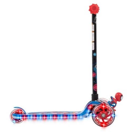 Huffy Spidey and His Amazing Friends 3-Wheel Tilt N Turn Kick Scooter - Blue