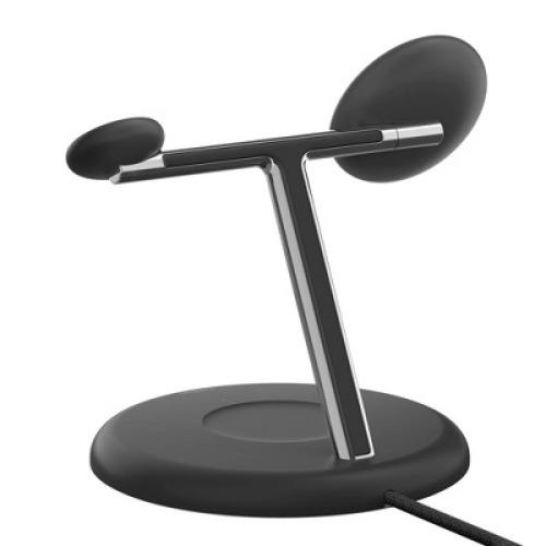 Belkin Qi2 3-in-1 Wireless Charging Stand - Black