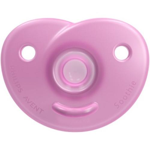 Philips Avent 4pk Soothie Heart Pacifier - 0-3 Months - Pink/Purple