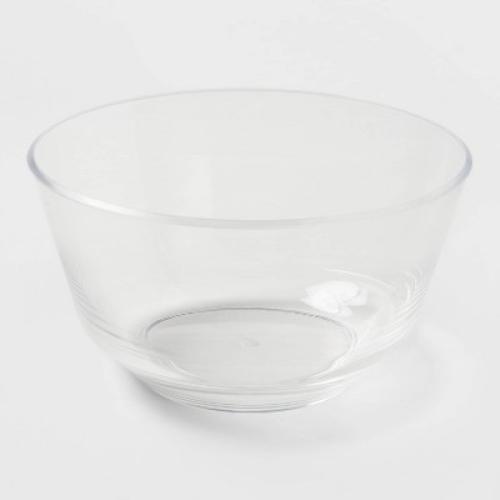 211oz Large Plastic Serving Bowl - Room Essentials™: Clear BPA-Free Trifle, Salad, Popcorn Bowl, Dishwasher-Safe