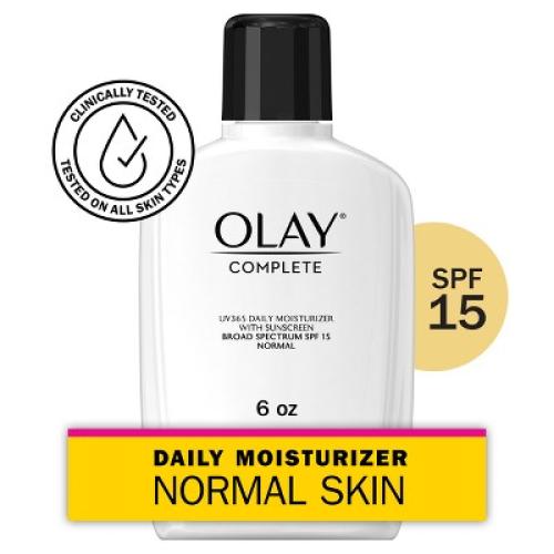 Olay Complete Lotion Moisturizer with Sunscreen - SPF 15 - 6 fl oz