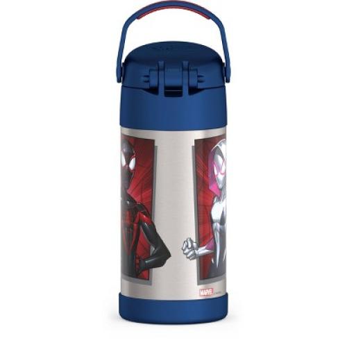 Thermos Kids' 12oz Stainless Steel FUNtainer Water Bottle with Bail Handle - Spider-Man