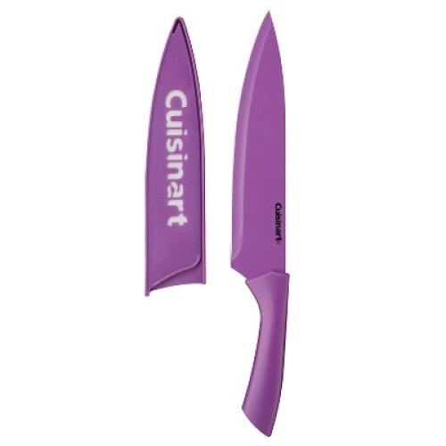Cuisinart Advantage 12pc Ceramic-Coated Color Knife Set With Blade Guards- C55-12PRC2: Multicolor Stainless Steel Cutlery