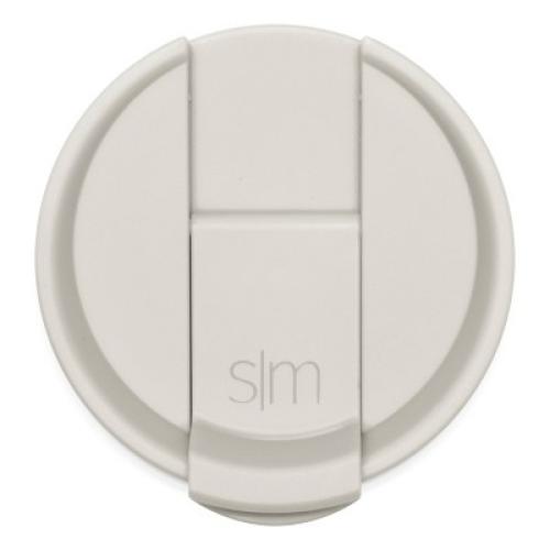 Simple Modern Voyager 16oz Stainless Steel Travel Mug: Insulated Flip Lid, Dishwasher-Safe, Off-White, All Ages