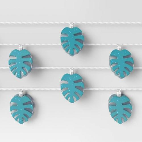 10ct Incandescent Figural String Lights Leaves - Sun Squad™