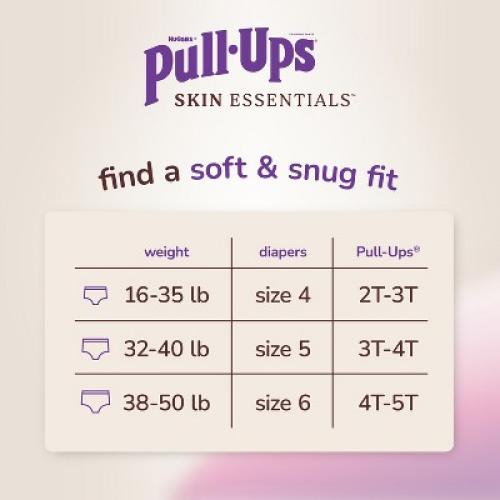 Pull-Ups Skin Essentials Disposable Training Pants - 4T-5T - Girl - 99ct