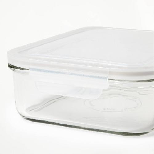 8pc (Set of 4) Glass Food Storage Container Set Clear - Figmint Missing items/accessories