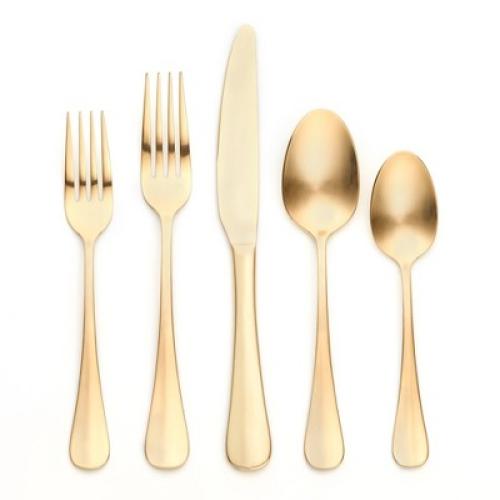 19pc Stainless Steel Sussex Baguette Champagne Silverware Set - Threshold™