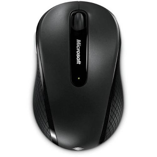 Microsoft 4000 Mouse Black - Wireless - Radio Frequency - 2.40 GHz - 1000 dpi - 4 Button(s)