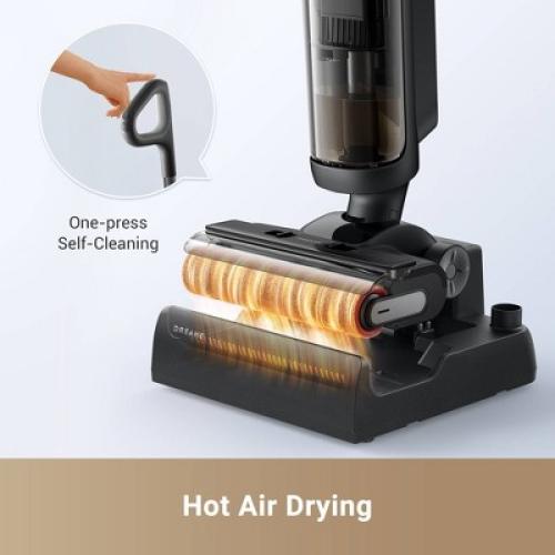 Dreame K20 Pro Wet and Dry Vacuum Black: Self-Cleaning Brushroll, HEPA Filter, Rechargeable, 30 Min Run Time, Bagless