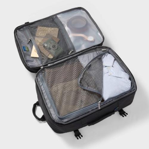 40L Travel Backpack With Expansion Black - Open Story™️ ‼️mild stains on the outside ‼️