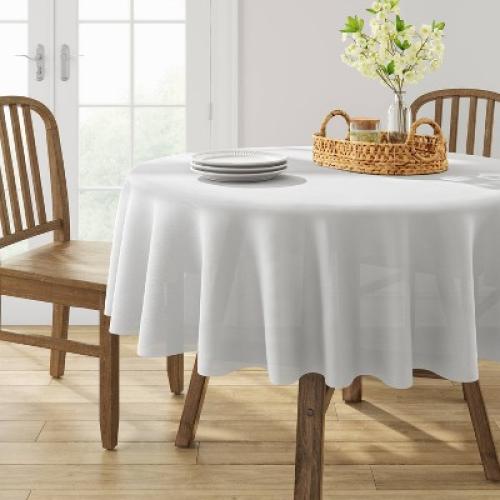 Solid Tablecloth White - Threshold