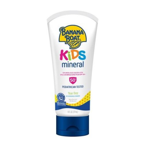 Banana Boat Kids Mineral Sunscreen Lotion - SPF 50 - 6 fl oz 2 pack
