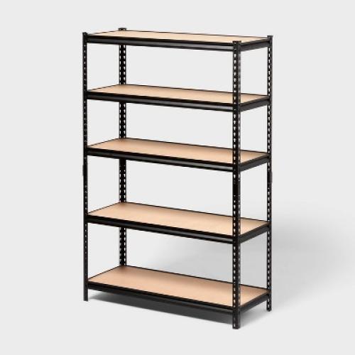 48x72x18 5 Tier Heavy Duty Boltless Steel Shelving Unit - Brightroom™