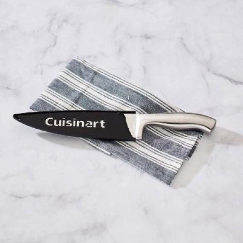 Cuisinart Classic 8 Stainless Steel Chef Knife with Blade Guard - C77SS-8CF2: High Carbon, Ergonomic, Rust-Resistant