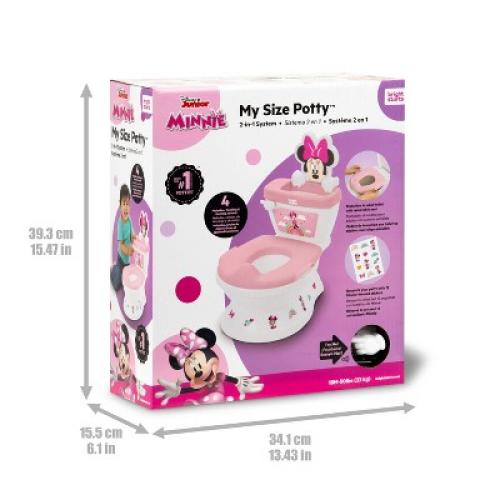 Disney Baby Bright Starts My Size Potty Chair 2 in 1 System - Minnie Mouse