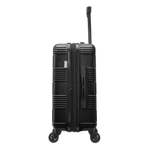American Tourister NXT Hardside Large Checked Spinner Suitcase - Blackout: 8 Wheels, ABS Shell