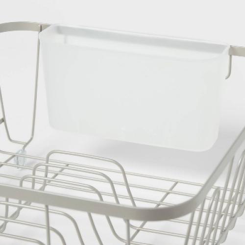 Small Steel Dish Drainer Brushed Nickel - Brightroom™