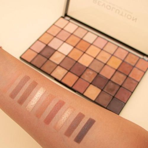 Multicolor Makeup Revolution Maxi Reloaded  Eyeshadow Palette - Ultimate Nudes - 0.27oz