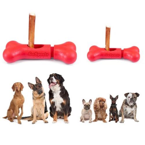 Red 8 GoSports Chew Champ Bully Stick Holder for Dogs - 8 Inch