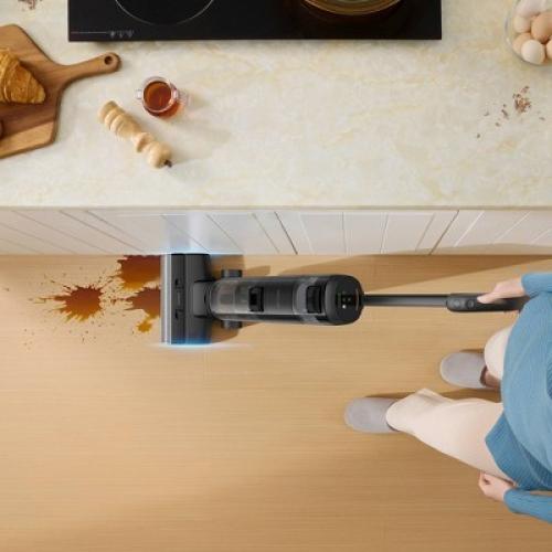 Dreame K20 Pro Wet and Dry Vacuum Black: Self-Cleaning Brushroll, HEPA Filter, Rechargeable, 30 Min Run Time, Bagless