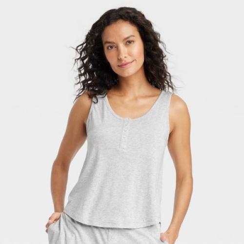 Size XXL Women's Pajama Tank Top - Auden ? Gray