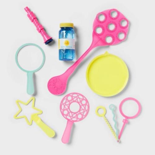 10 in 1 Bubble Playset - Sun Squad™: Interactive Bubble Wands for Kids