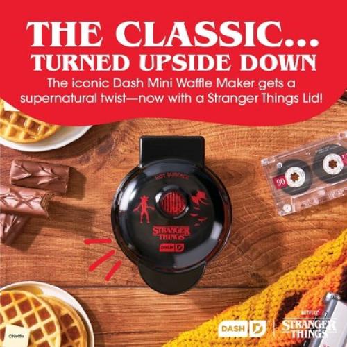 Netflix Stranger Things Dash Mini Waffle Maker ‼️has stains and possible broken or missing pieces ‼️